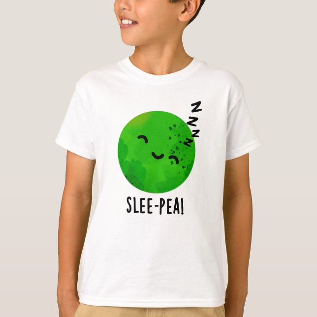 Camiseta Slee-pea Funny Sleeping Pea (Anverso)
