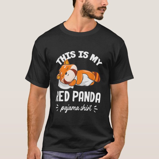 Camiseta Sleeg Red Panda Red Panda Fan (Anverso)