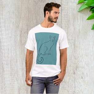 Camiseta Sleek Cat Sketch