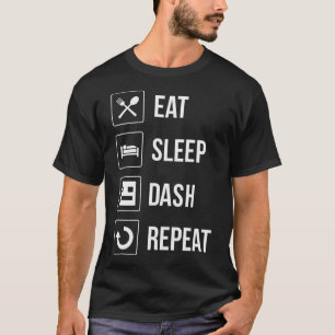 Camiseta Sleep Dash Repetir videojuego Geometry Video Gamer