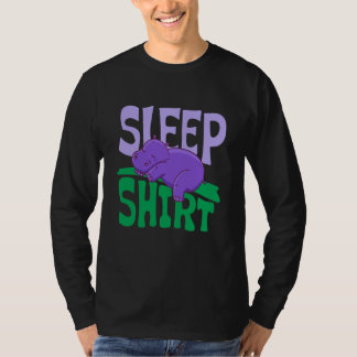 Camiseta sleep Hippopotamus hippos
