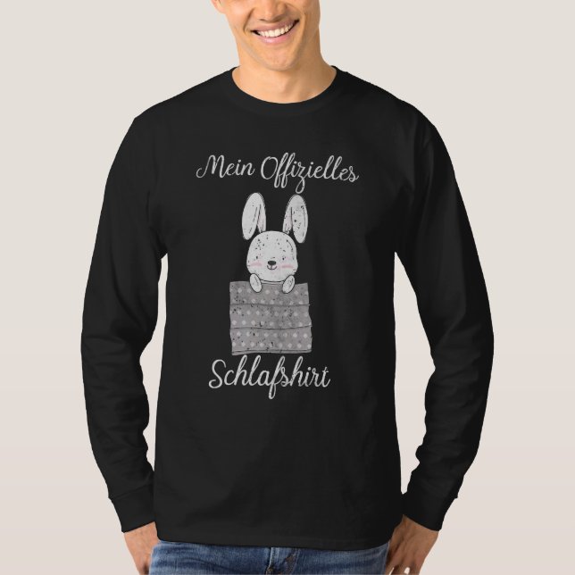 Camiseta Sleep Pajamas Nightdress Rabbit (Anverso)