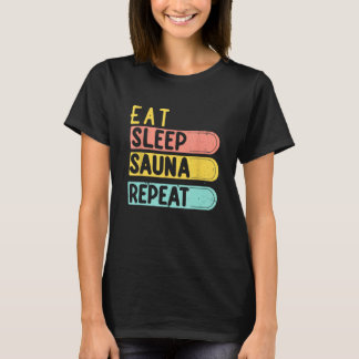 Camiseta Sleep Sauna Repetir Saunistas en murciélago térmic