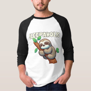 Camiseta Sleepaholic - Amantes del sueño - Locura durmiente