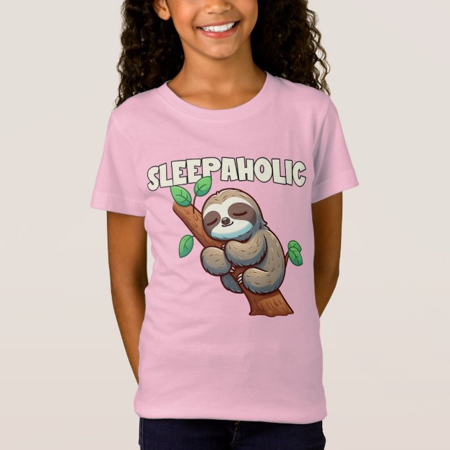 Camiseta Sleepaholic - Amantes del sueño - Locura durmiente (Anverso)