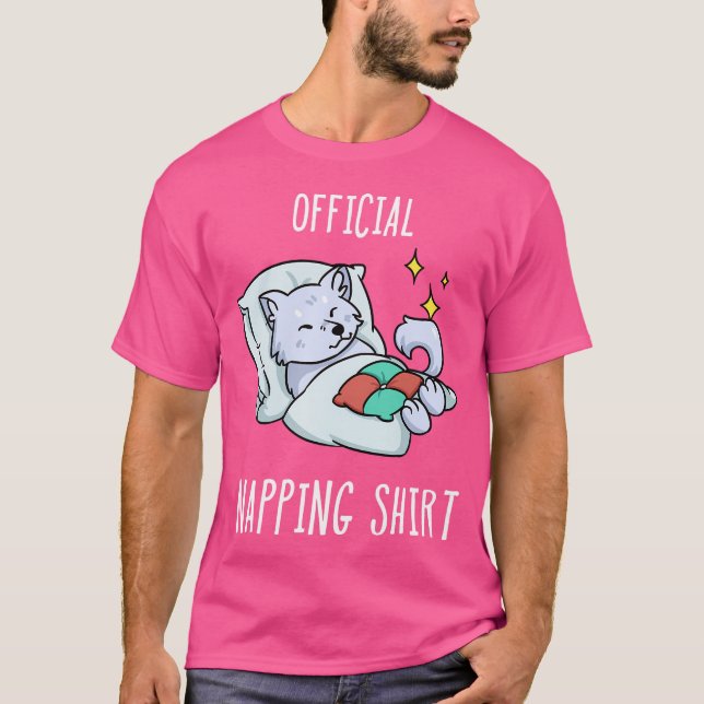 Camiseta Sleeping Arctic Fox Sleepyhead (Anverso)