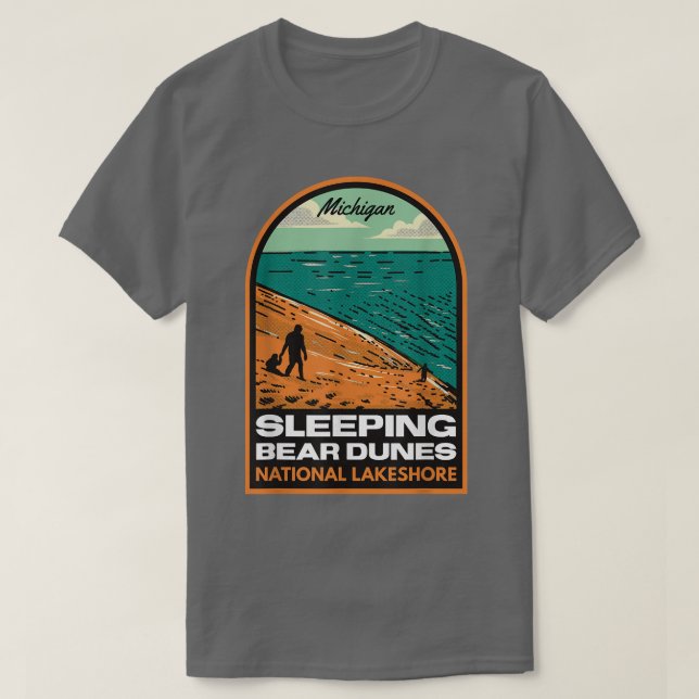Camiseta Sleeping Bear Dunes National Lakeshore Michigan Vi (Diseño del anverso)