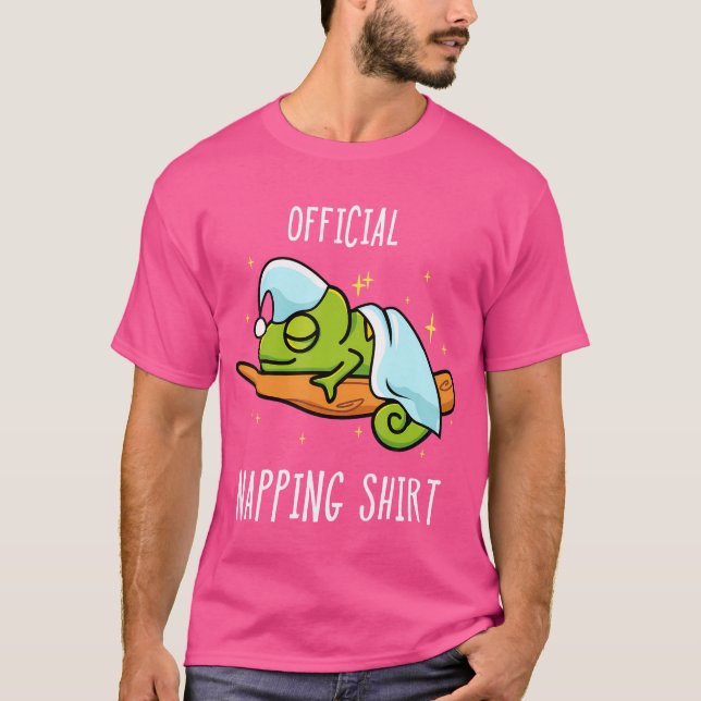 Camiseta Sleeping Chameleon Sleepyhead (Anverso)