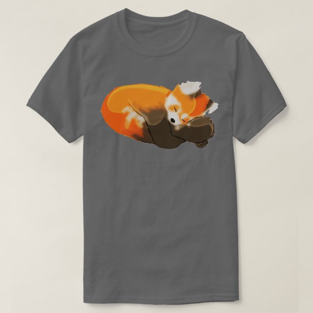 Camiseta Sleeping Cuties Red Panda (Diseño del anverso)
