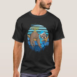 Camiseta Sleeping Sloth Menorah Hanukkah Chanukah Animal Je<br><div class="desc">Sollozo durmiente Menorah Hanukkah Chanukah Animal Jewish.</div>