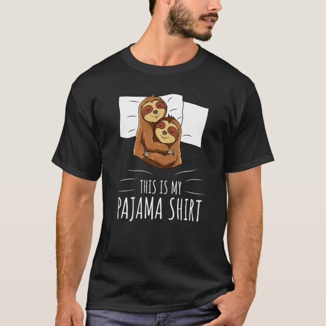 Camiseta Sleeping Sloth Pajama (Anverso)