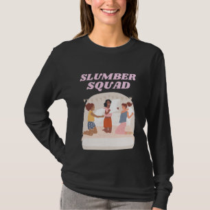Camiseta Sleepover de Fiesta de escuadrón de espuma