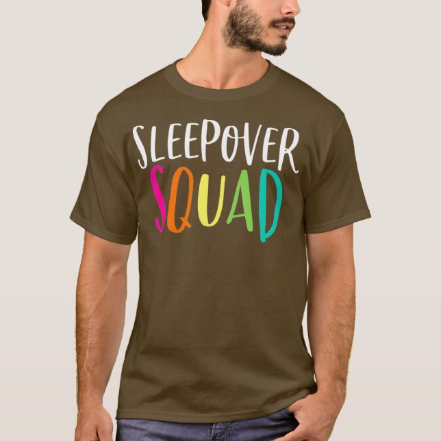 Camiseta Sleepover Squad Shirt Cute Slumber Pajama Party (Anverso)