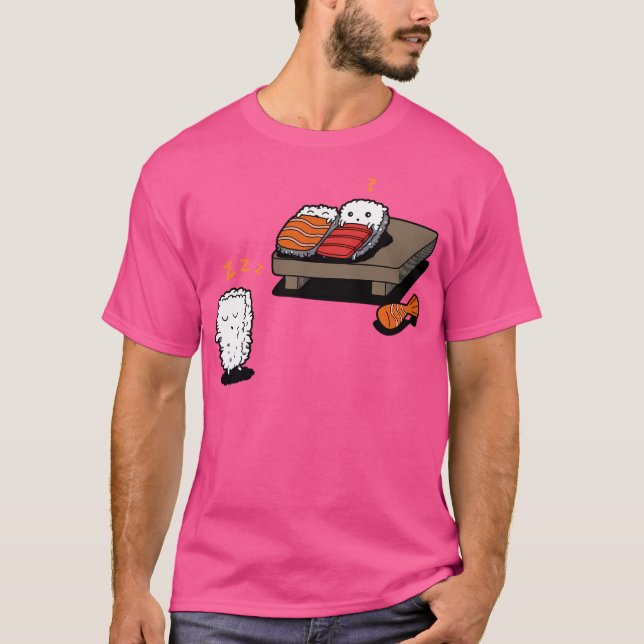 Camiseta Sleepwalk Sushi Funny Kawaii Sushi Personalizado (Anverso)