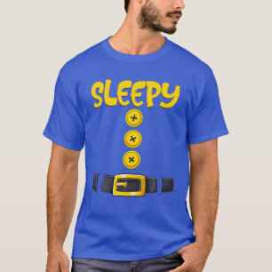Camiseta Sleepy Dwarf Halloween Disstume divertida idea de 