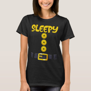 Camiseta Sleepy Dwarf Halloween Disstume Idea Dwara Sleepy
