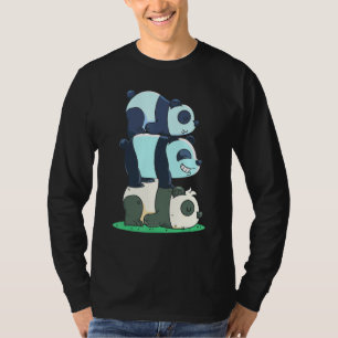 Camiseta Sleepy Forest Animal Chino Wildlife Panda Bear