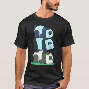 Camiseta Sleepy Forest Animal Chino Wildlife Panda Bear