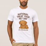 Camiseta Sleepy Golden Retriever | Funny Gift Idea<br><div class="desc">Show your love for you pup with this cozy golden retriever art! A warm and stylish way to honor national treat your pet day and share the love.</div>