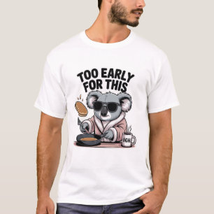 Camiseta Sleepy Gracioso Koala Haciendo Personalizados a la