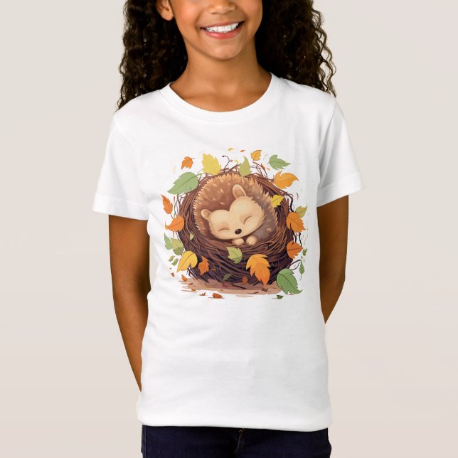 Camiseta Sleepy hedgehog too (Anverso)