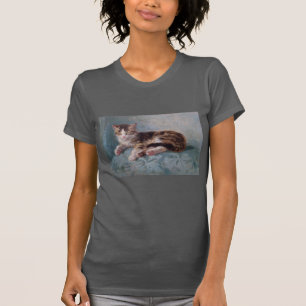 Camiseta Sleepy Kitten por Henriette Ronner-Knip