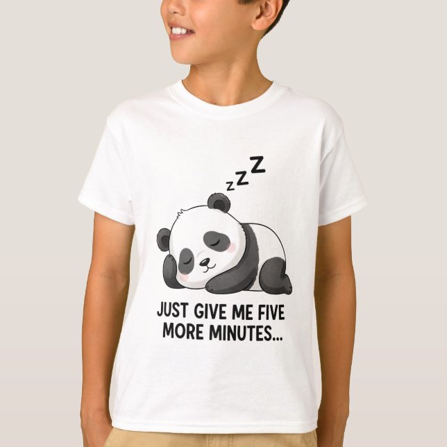 Camiseta Sleepy Panda Mood (Anverso)
