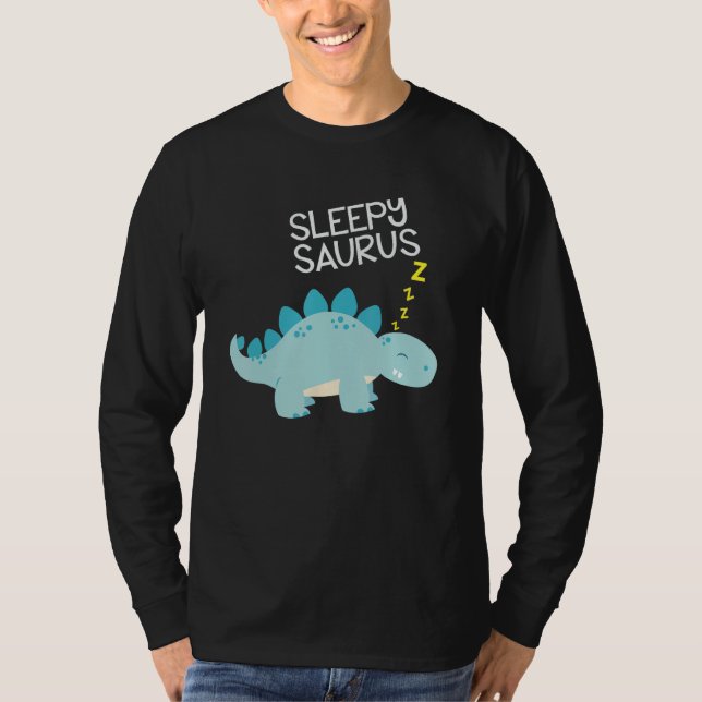 Camiseta Sleepy Saurus Dinosaur (Anverso)