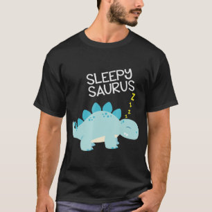 Camiseta Sleepy Saurus Dinosaur T-Shirt