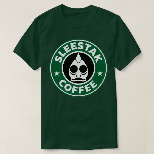 CAMISETA SLEESTAK COFFEE  (Diseño del anverso)