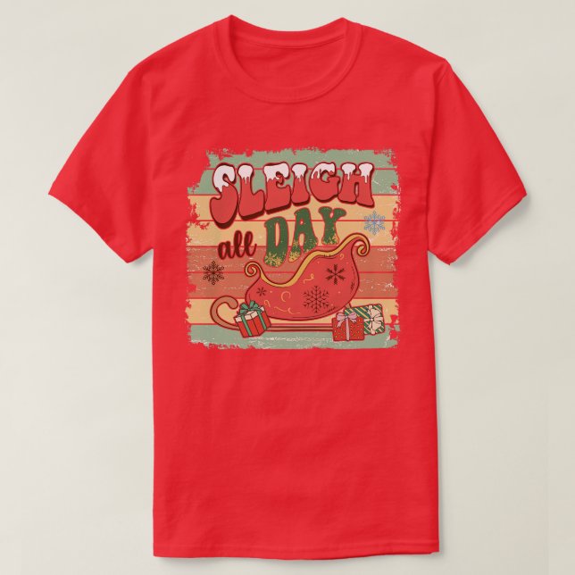 Camiseta Sleigh all Day (Diseño del anverso)