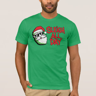 Camiseta Sleigh All Day Santa Claus