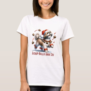 Camiseta Sleigh Bells Shih Tzu
