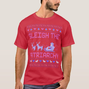 Camiseta Sleigh El Meme Feminista Patriarcado Feminismo Feo