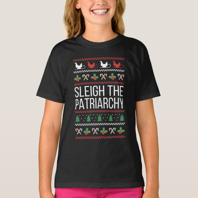 Camiseta Sleigh El Patriarcado II (Anverso)