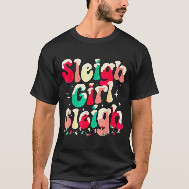 Camiseta Sleigh Girl Sleigh Christmas Womens Pajamas  (Anverso)