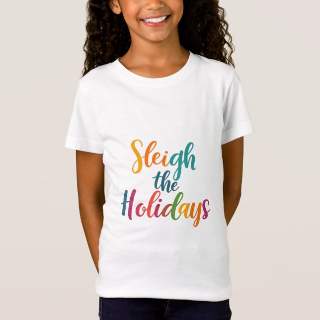 Camiseta Sleigh las vacaciones (Anverso)