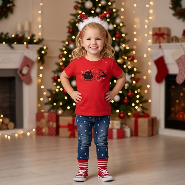Camiseta Sleigh Santa Navidad (Subido por el creador)
