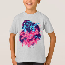 Camiseta Sleigh the Night Shirt Electric Holiday Spirit