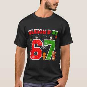 Camiseta Sleighd Por 67 Funny Six Seven Meme 6 7 Navidad