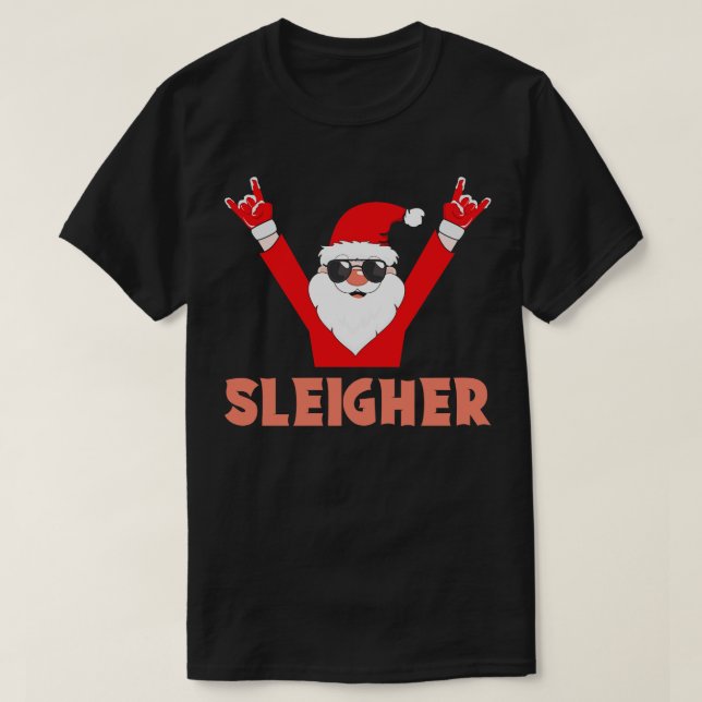 Camiseta SLEIGHER santa (Diseño del anverso)