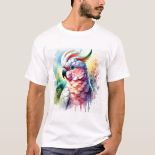 Camiseta Slender billed cockatoo 120724AREF102 - Watercolor