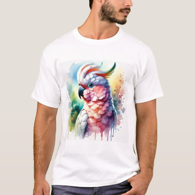 Camiseta Slender billed cockatoo 120724AREF102 - Watercolor (Anverso)