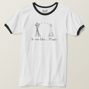 Camiseta Slepless En Seattle'Era Como La Magia' Ringer Tee