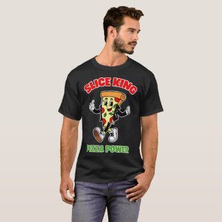 CAMISETA SLICE DE PIZZA CAMINANDO