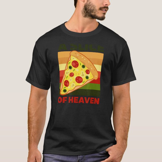 Camiseta Slice Of Heaven Fun Pizza (Anverso)