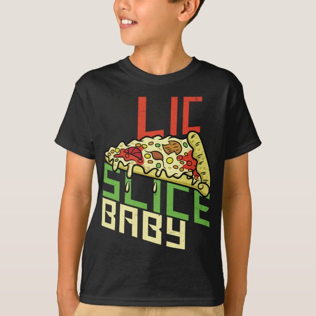 Camiseta Slice Slice Baby Funny Foodie Pizza Funny New York (Anverso)