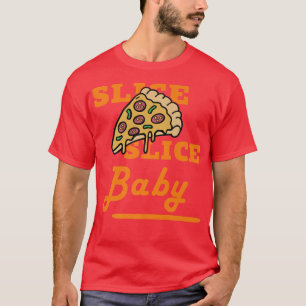 Camiseta Slice Slice Pizza Babychic Foodie Tee Para Hombres