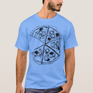 Camiseta Sliced Pizza Funny Pizza For Men, Women, Kids 1529