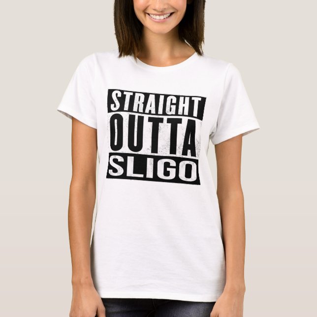 Camiseta Sligo Ireland - Straight Outta Sligo - Irlandés (Anverso)